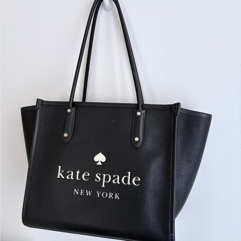 Kate Spade Classic Black Leather Tote